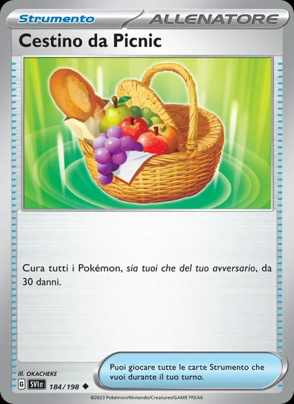 Cestino da Picnic card in Italian