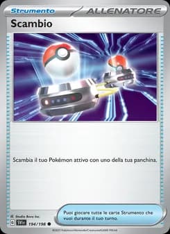 Scambio card in Italian