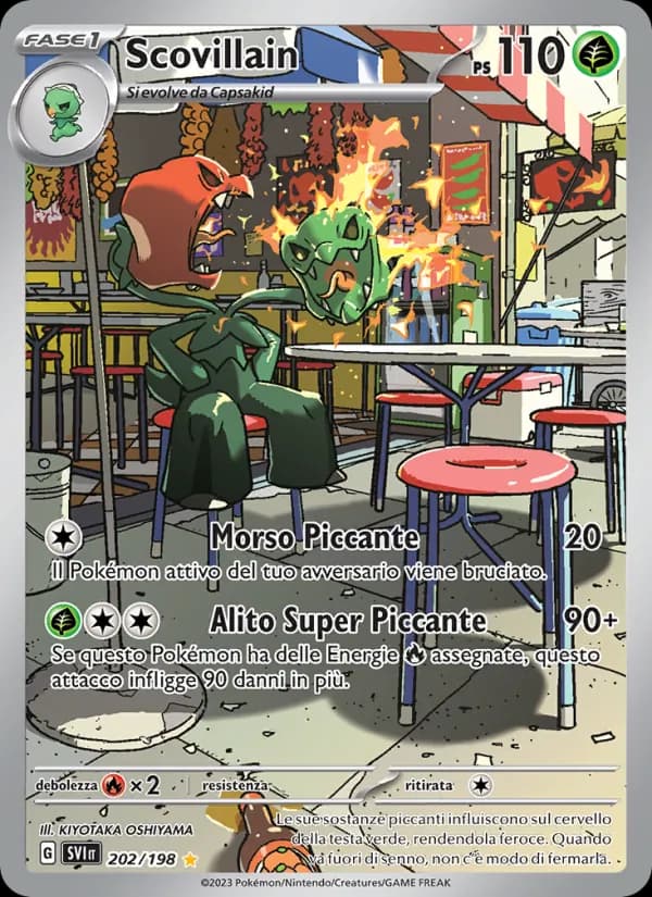 Scovillain card in Italian
