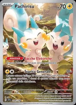 Pachirisu card in Italian