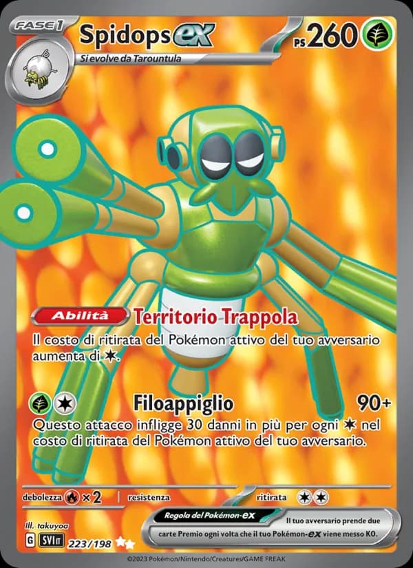 Spidops-ex card in Italian