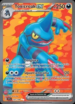 Toxicroak-ex card in Italian