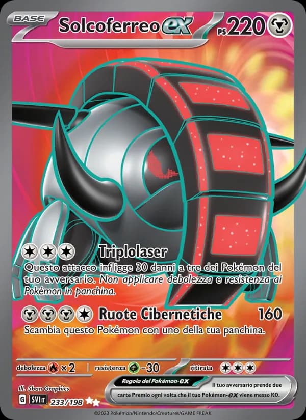 Solcoferreo-ex card in Italian