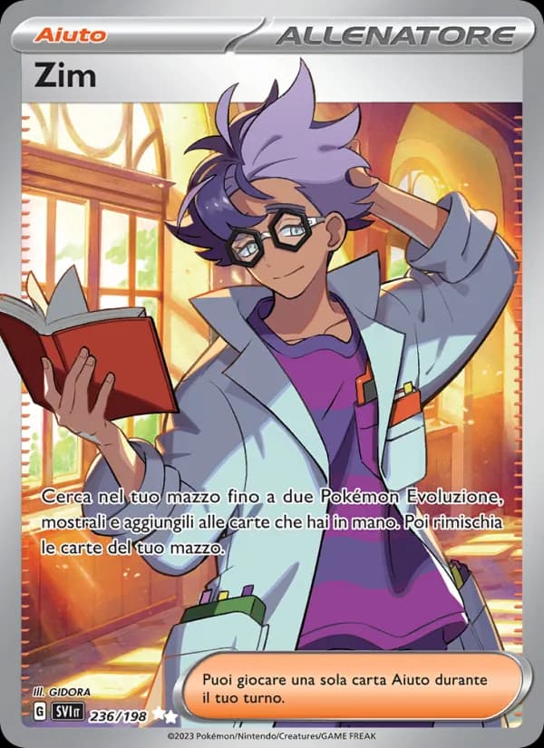 Zim card in Italian