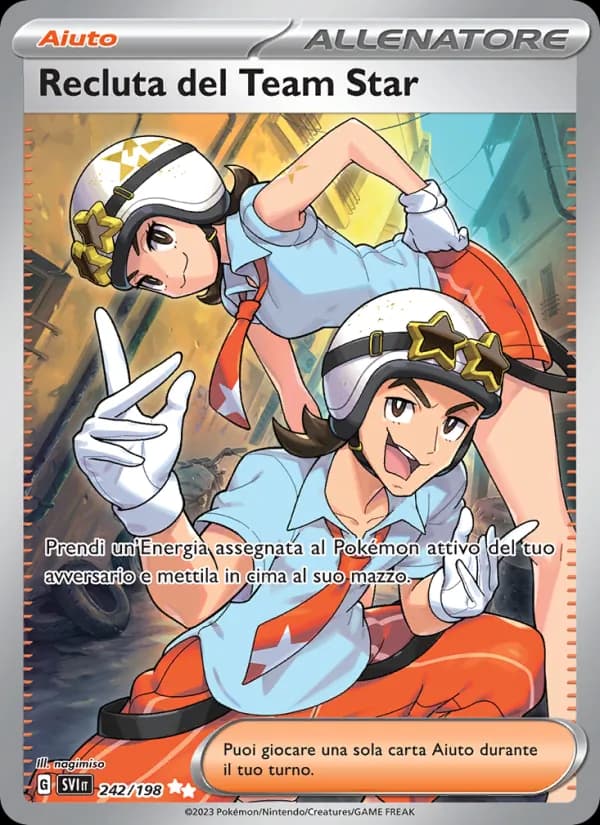 Recluta del Team Star card in Italian