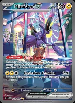 Miraidon-ex card in Italian