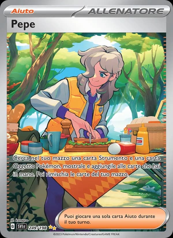 Pepe card in Italian