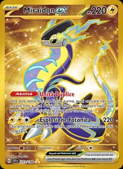 Miraidon-ex card in Italian