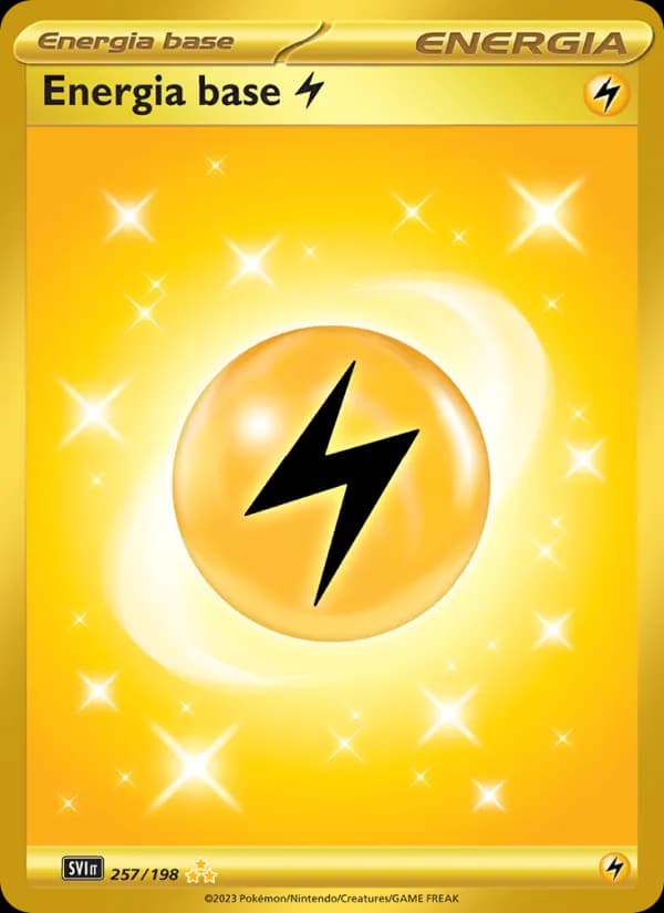 Energia base Lightning card in Italian