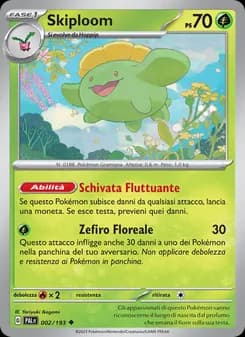 Skiploom card in Italian