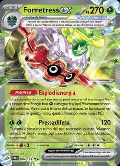 Forretress-ex card in Italian