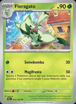 Floragato card in Italian