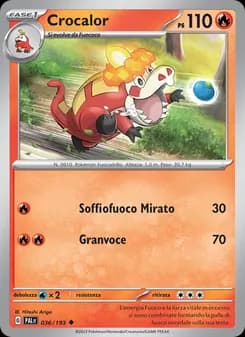 Crocalor card in Italian