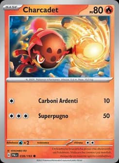 Charcadet card in Italian