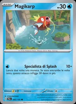 Magikarp card in Italian