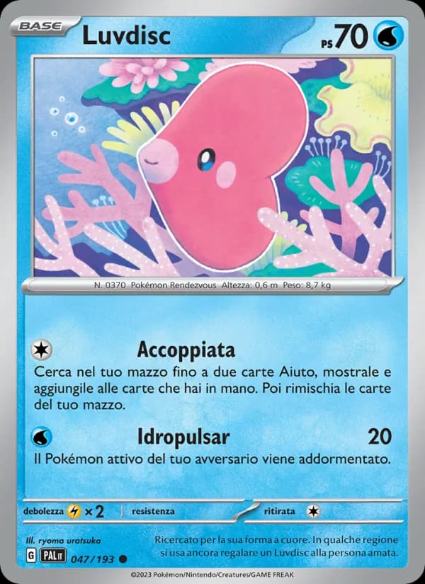 Luvdisc card in Italian