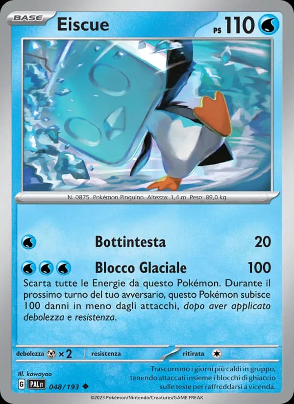 Eiscue card in Italian