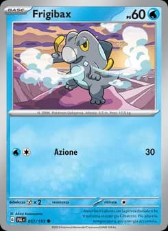 Frigibax card in Italian