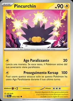 Pincurchin card in Italian