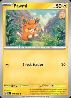 Pawmi card in Italian