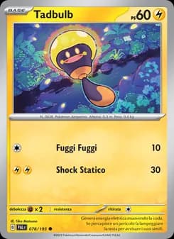 Tadbulb card in Italian