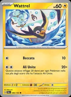 Wattrel card in Italian