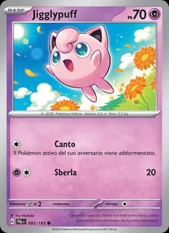 Jigglypuff card in Italian