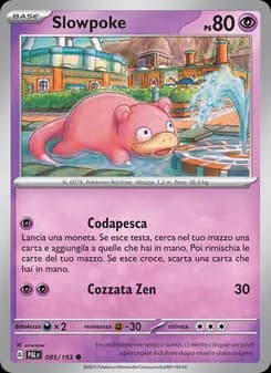 Slowpoke card in Italian