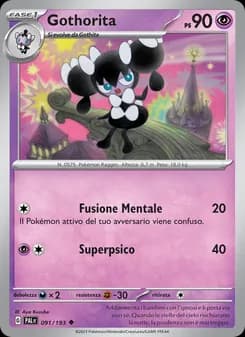 Gothorita card in Italian
