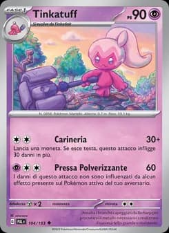 Tinkatuff card in Italian