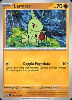 Larvitar card in Italian