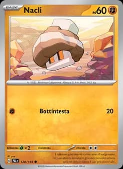Nacli card in Italian