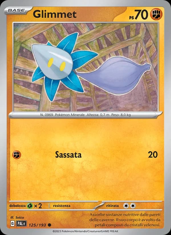 Glimmet card in Italian