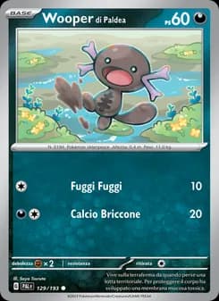 Wooper di Paldea card in Italian