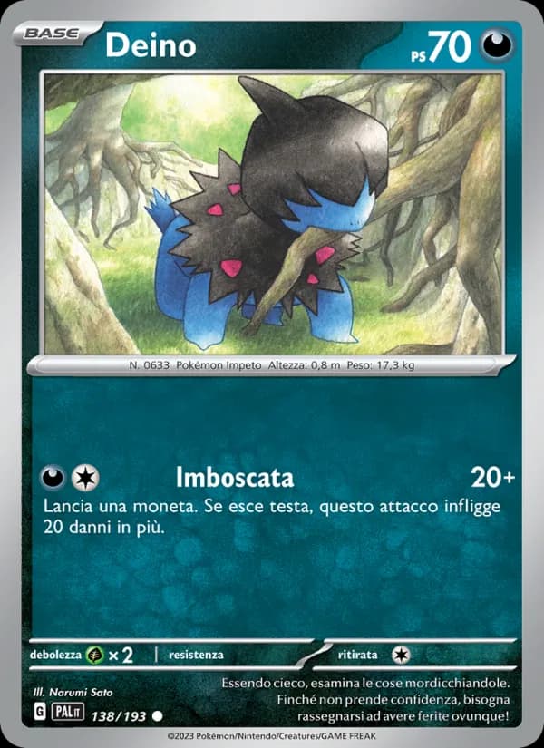 Deino card in Italian