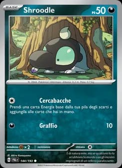 Shroodle card in Italian