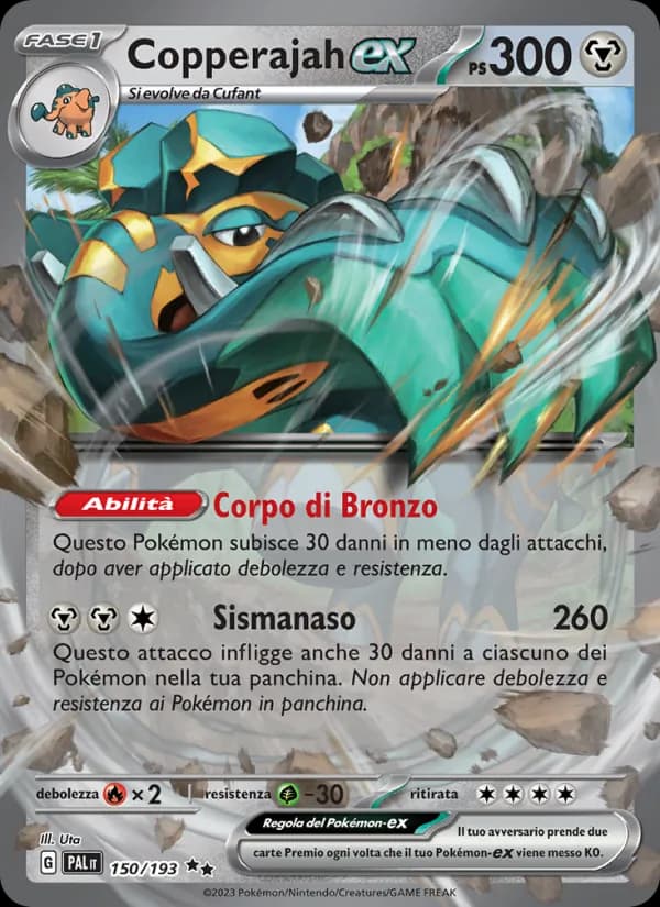 Copperajah-ex card in Italian