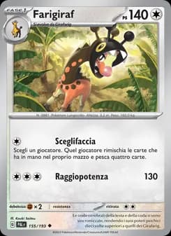 Farigiraf card in Italian