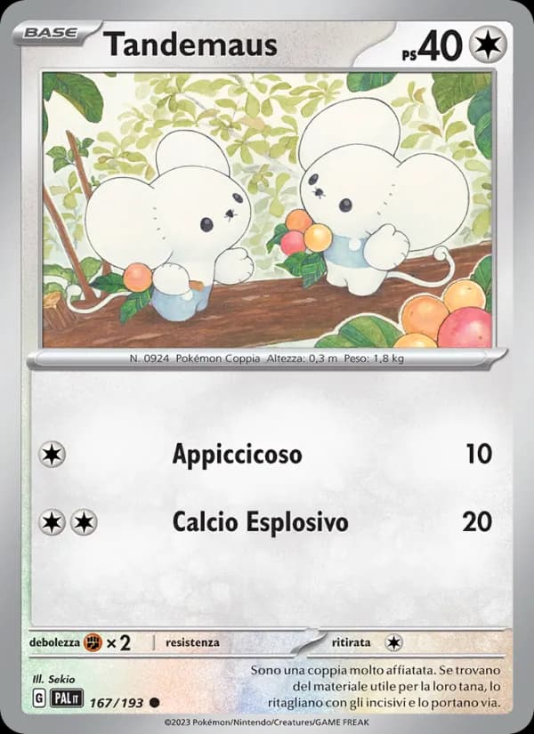 Tandemaus card in Italian