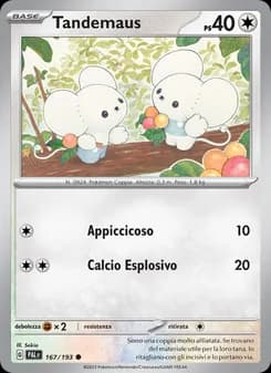Tandemaus card in Italian