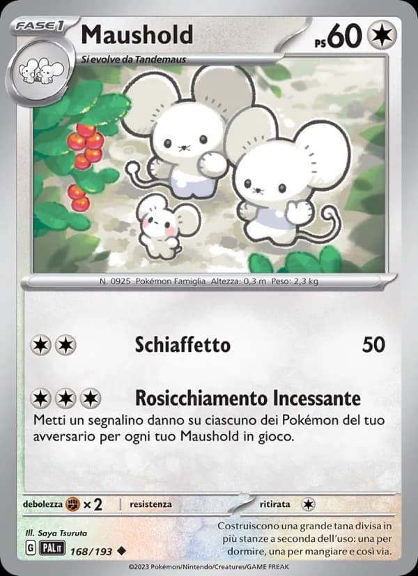 Maushold card in Italian
