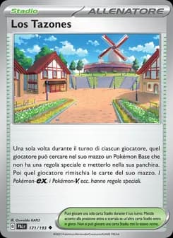 Los Tazones card in Italian