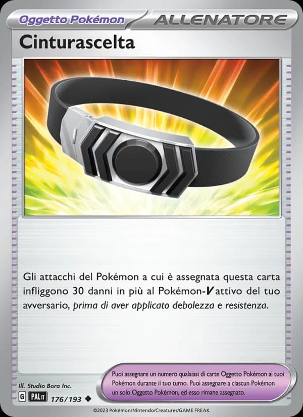 Cinturascelta card in Italian