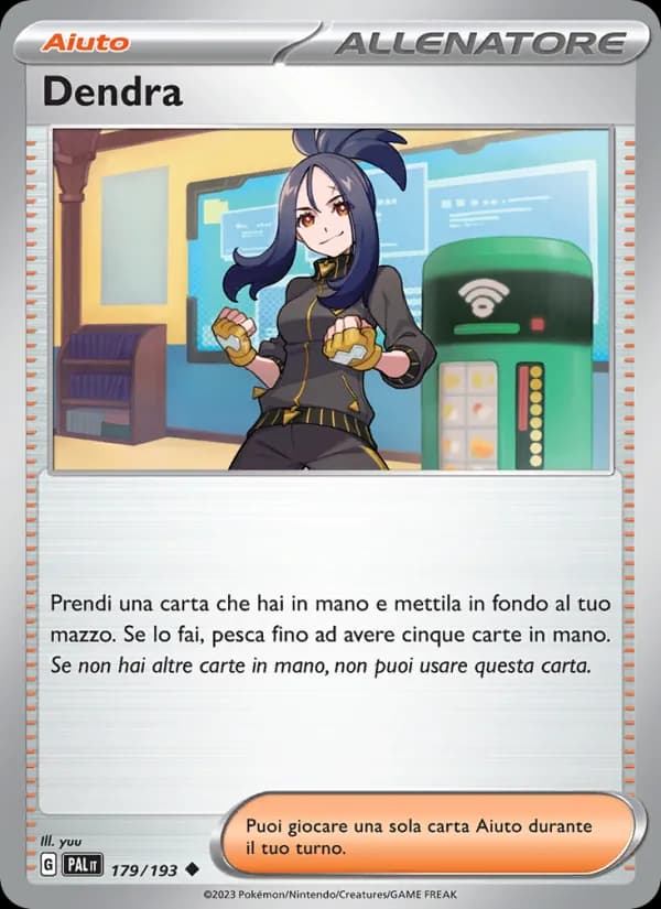 Dendra card in Italian