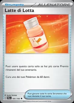 Latte di Lotta card in Italian