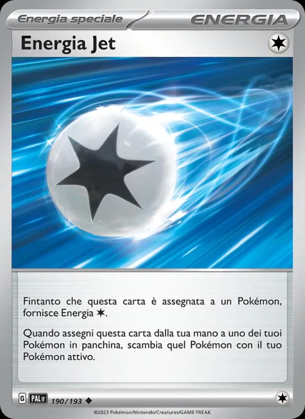 Energia Jet card in Italian