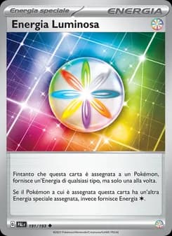 Energia Luminosa card in Italian