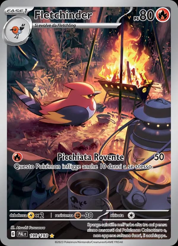 Fletchinder card in Italian