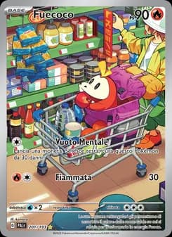 Fuecoco card in Italian