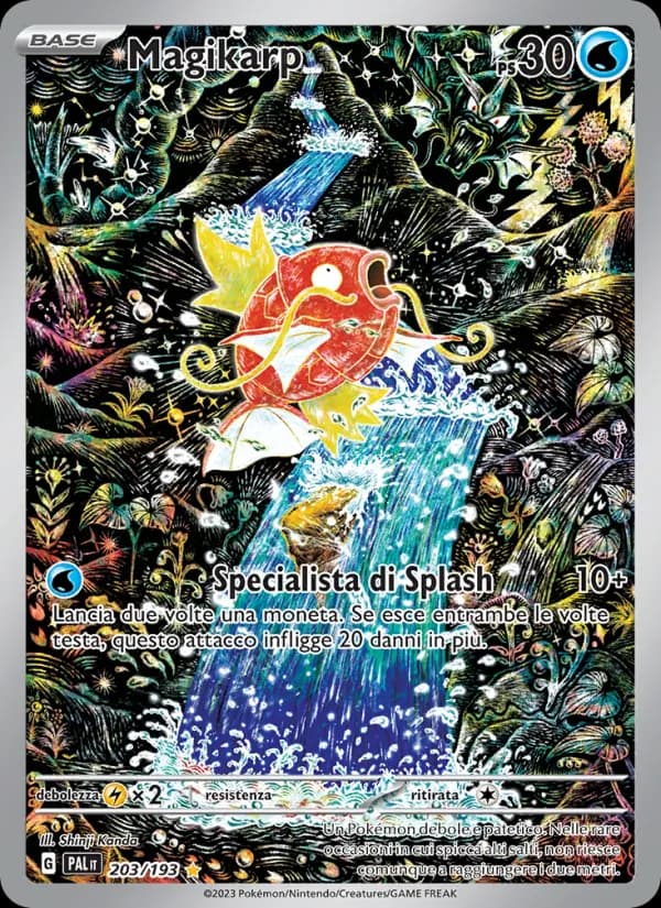 Magikarp card in Italian
